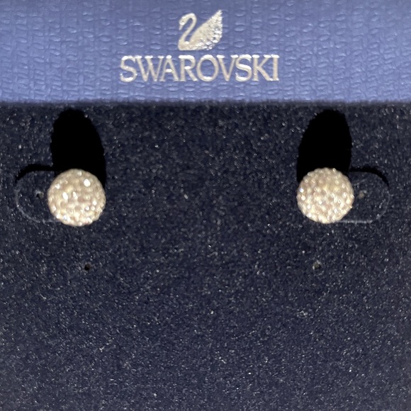 Swarovski Pop Glitter Ball Earrings. New, in box, never worn. - Picture 1 of 3